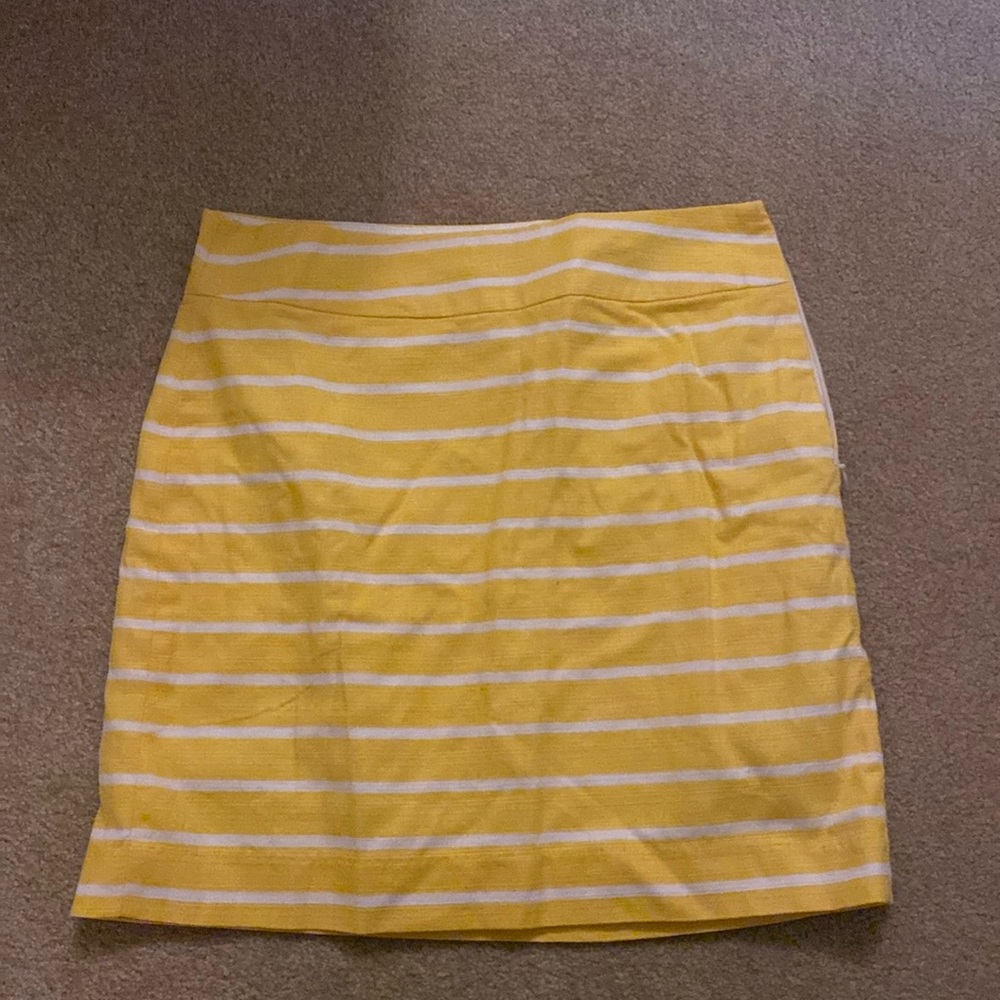 Striped mini skirt